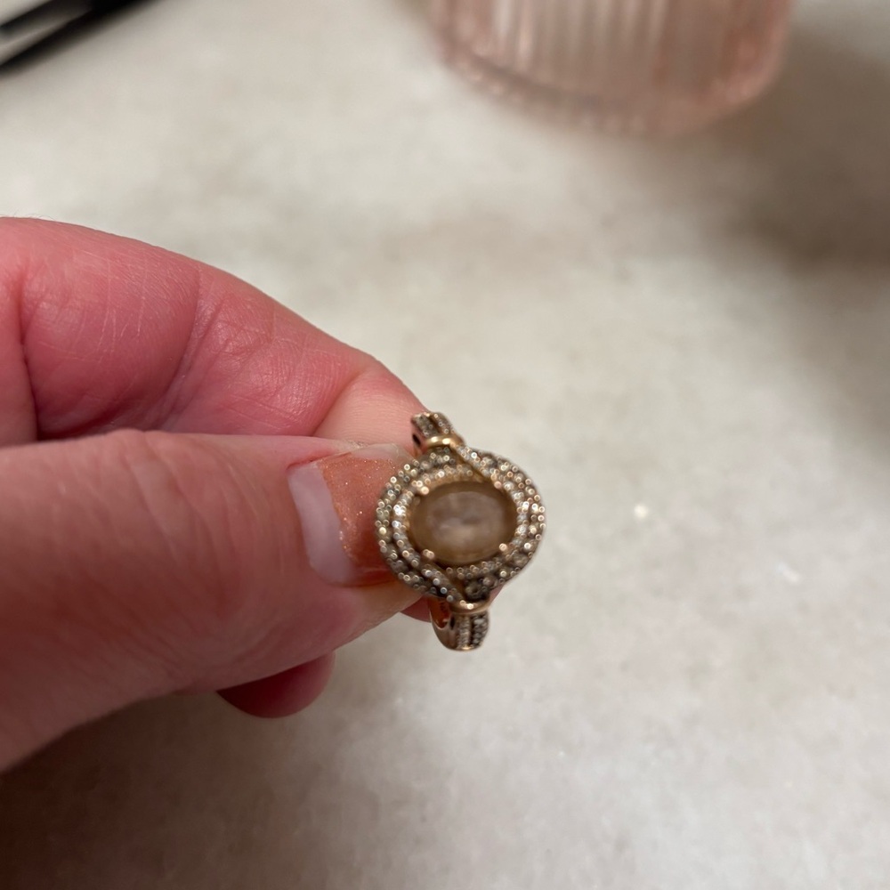 Levian Rose  Gold and Morganite ring